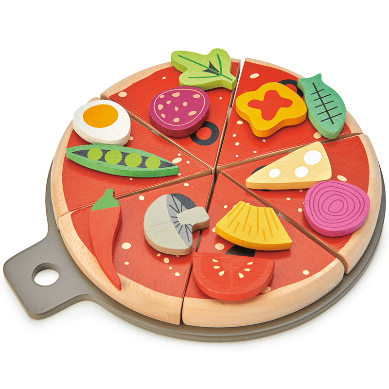 Imitatiespeelgoed Pizza party - Beroepen rollenspel Tender Leaf Toys - In den Olifant