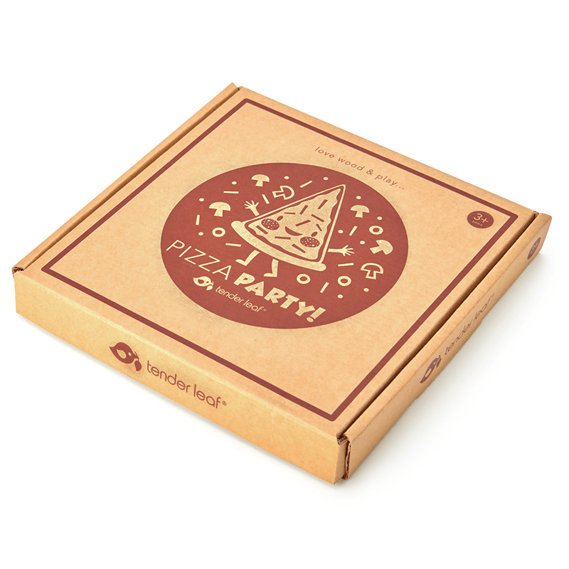 Imitatiespeelgoed Pizza party - Beroepen rollenspel Tender Leaf Toys - In den Olifant