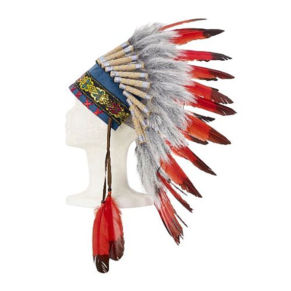 Indianen Hoofdtooi - Ituha Chief - Verkleedaccessoires Souza for kids - In den Olifant