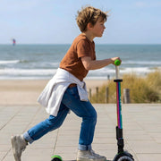 Inklapbare Step Maxi Micro LED Neochrome groen - 5 tot 12 jaar - Steppen Micro Mobility - In den Olifant