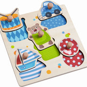 Inlegpuzzel Speelgoed - Vormenpuzzels Haba - In den Olifant