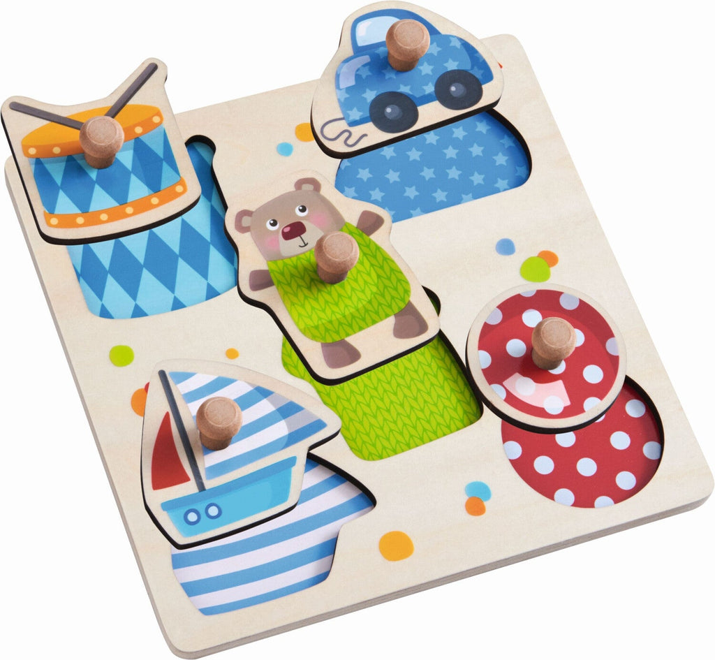 Inlegpuzzel Speelgoed - Vormenpuzzels Haba - In den Olifant