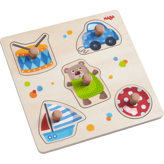 Inlegpuzzel Speelgoed - Vormenpuzzels Haba - In den Olifant