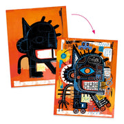 Inspired by tekenset Basquiat Brooklyn - Kleuren en tekenen Djeco - In den Olifant
