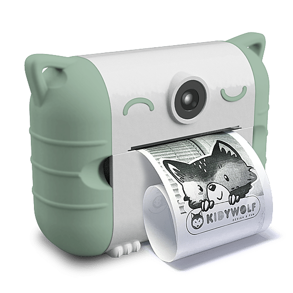 Instantcamera Kidyprint Thermal Printer - Green - Actief buitenspeelgoed Kidywolf - In den Olifant