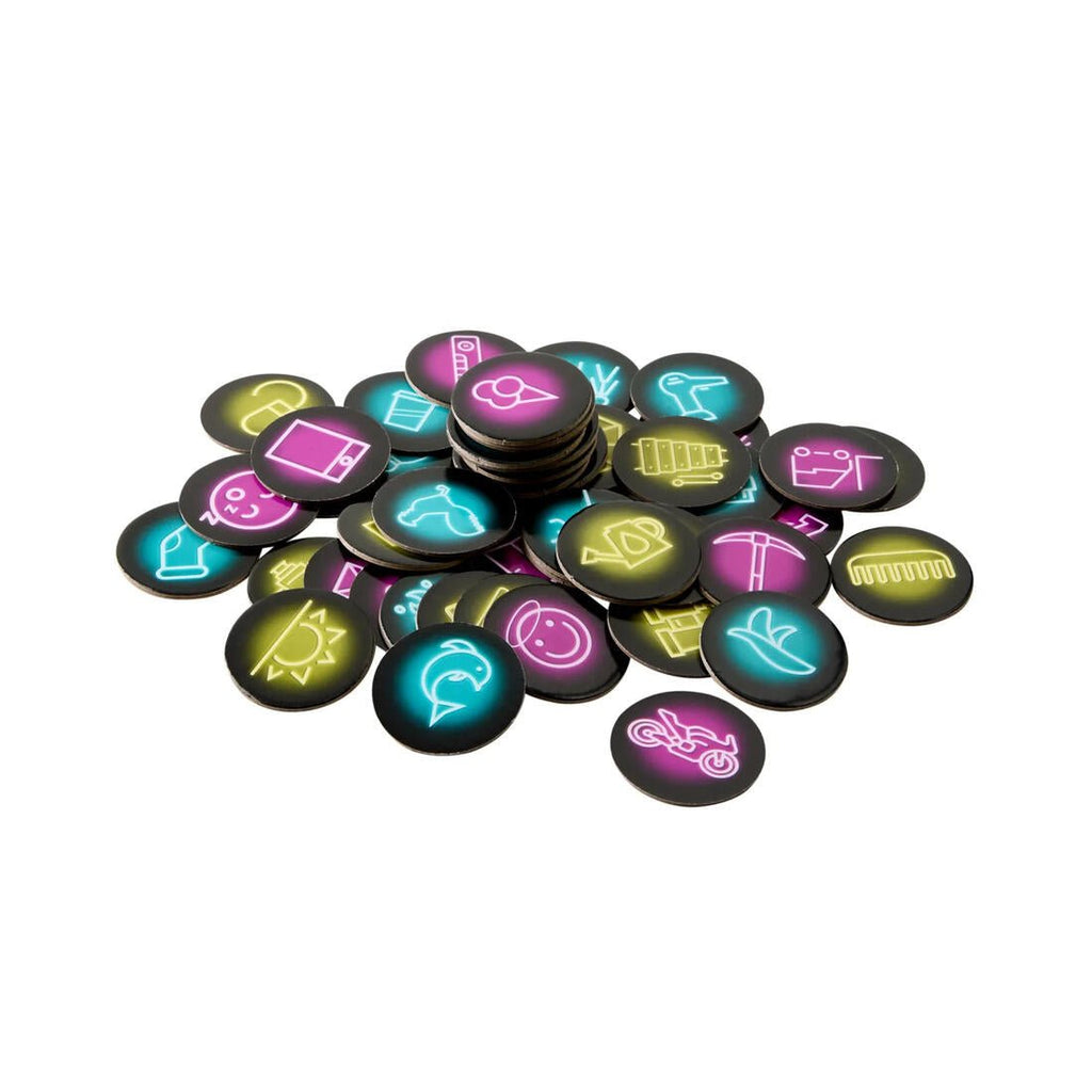 Interactief familiespel - Let's talk NEON Blue - Behendigheidspellen Haba - In den Olifant