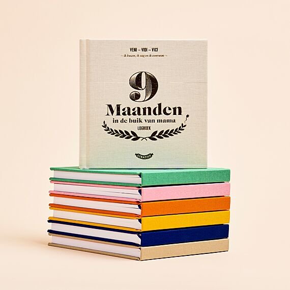Invulboek - 9 maanden in de buik van mama - Doeboeken Stratier - In den Olifant