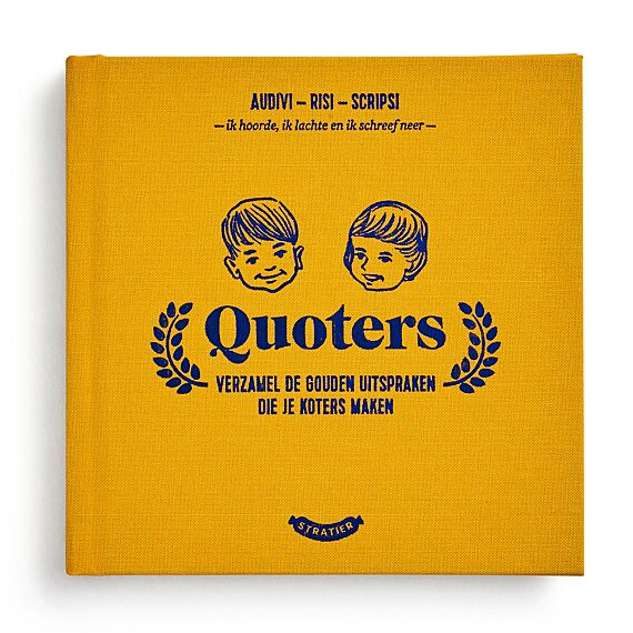 Invulboek | Quoters - Vrienden - en dagboeken Stratier - In den Olifant