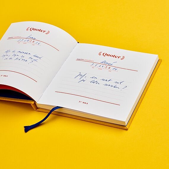 Invulboek | Quoters - Vrienden - en dagboeken Stratier - In den Olifant