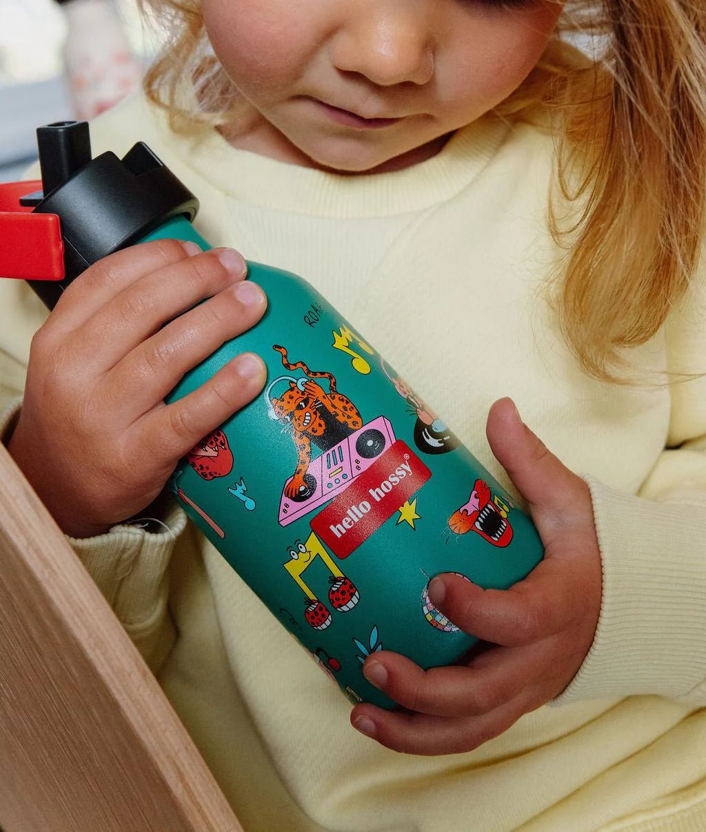 Isothermische drinkfles Disco Roar - 350 ml - Drinkflessen Hello Hossy - In den Olifant