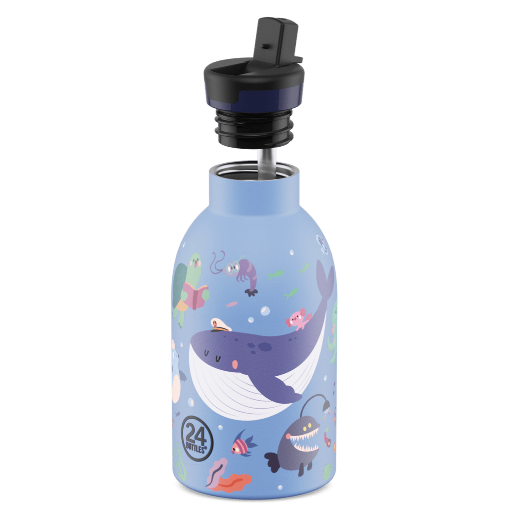 Isothermische drinkfles Ocean Friends - 330 ml - Drinkflessen 24Bottles - In den Olifant