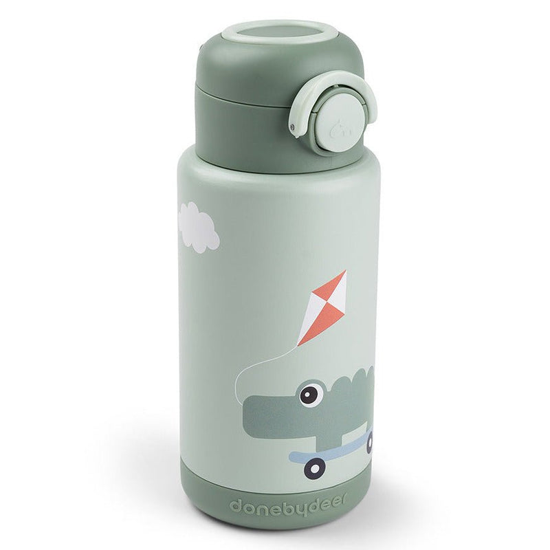 Isothermische drinkfles Playground Green - 340 ml - Drinkflessen Done by Deer - In den Olifant