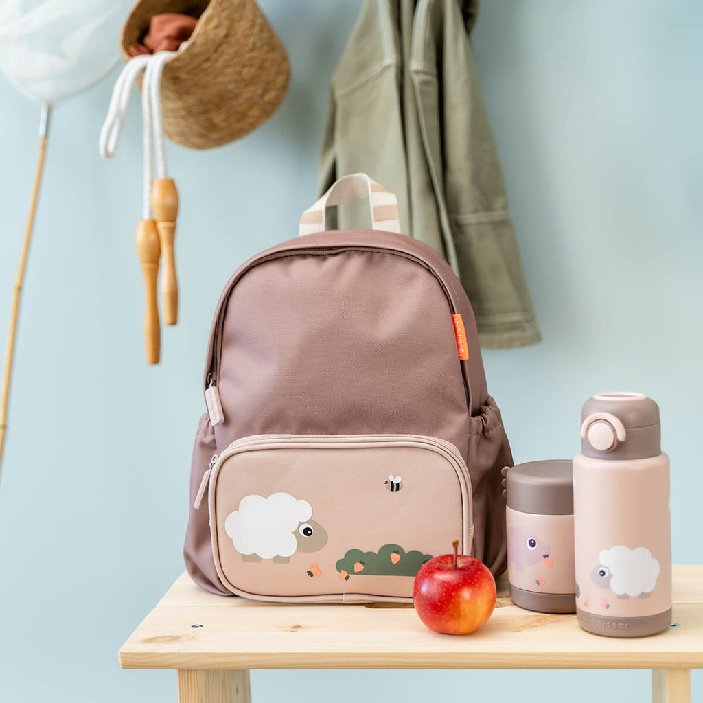 Isothermische drinkfles Tiny Farm Powder - 340 ml - Drinkflessen Done by Deer - In den Olifant