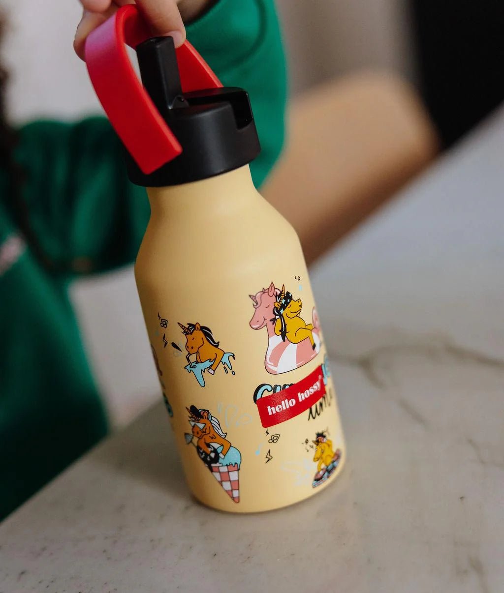 Isothermische drinkfles Unicorn - 350 ml - Drinkflessen Hello Hossy - In den Olifant