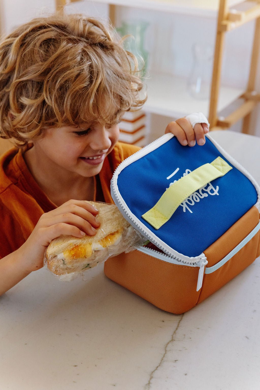 Isothermische lunchtas Mini Blue Canyon - Lunchboxen en snackdoosjes Hello Hossy - In den Olifant