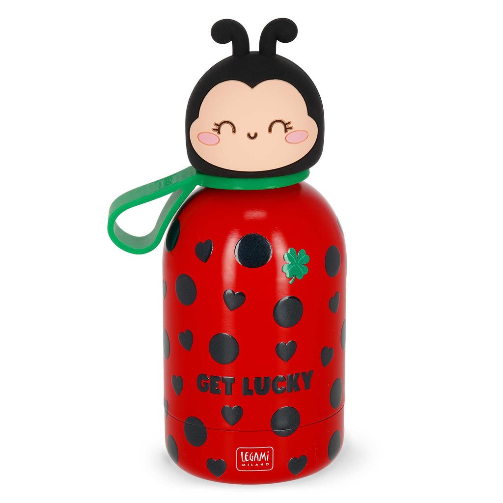 Isothermische RVS drinkfles - Hot&Cold Bff Ladybug - Drinkflessen Legami - In den Olifant