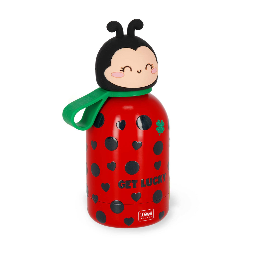 Isothermische RVS drinkfles - Hot&Cold Bff Ladybug - Drinkflessen Legami - In den Olifant
