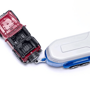 Jeep met paardentrailer - Auto's en voertuigen Siku - In den Olifant