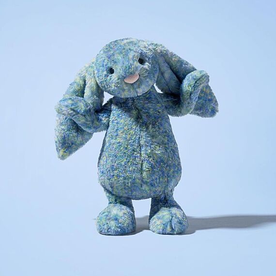 Knuffel Konijn Bashful Luxe Bunny Azure Medium - 31 cm