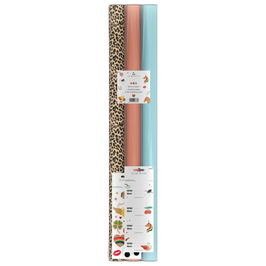 Jeune Premier All-In-One Kaftpapier Set Girls - Schoolaccessoires Jeune Premier - In den Olifant