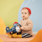 Jules Activiteiten Vliegtuig - Activiteitenknuffel Lilliputiens - In den Olifant