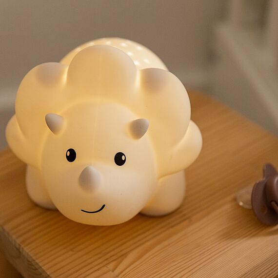 Juliette Dino SAND PROJECTOR LED, USB recharge | H 13,6 x 21 x 14,8 cm - Nachtlampjes AP Junior - In den Olifant