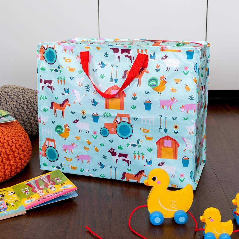 Jumbo storage bag - Farmyard - Opbergers REX London - In den Olifant