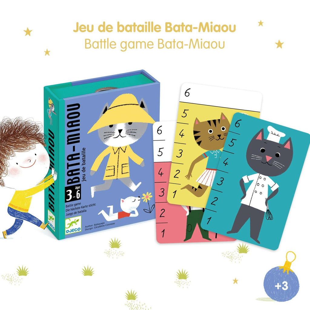 Kaartspel Bata - Miaou - Kaartspellen Djeco - In den Olifant