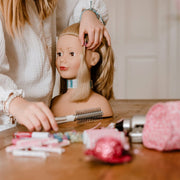 Kaphoofd Blond Haar Bruine Ogen Signature Edition + Accessoires - Beroepen rollenspel Götz - In den Olifant