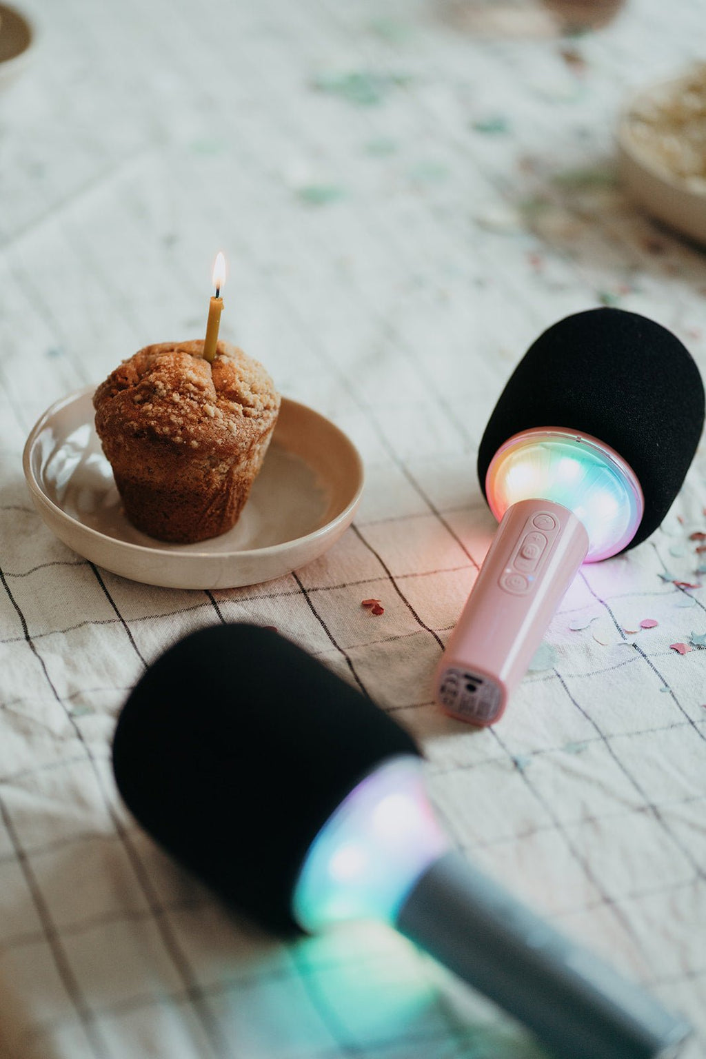 Karaoke microfoon groen - Kidymic - Muziekinstrumenten Kidywolf - In den Olifant