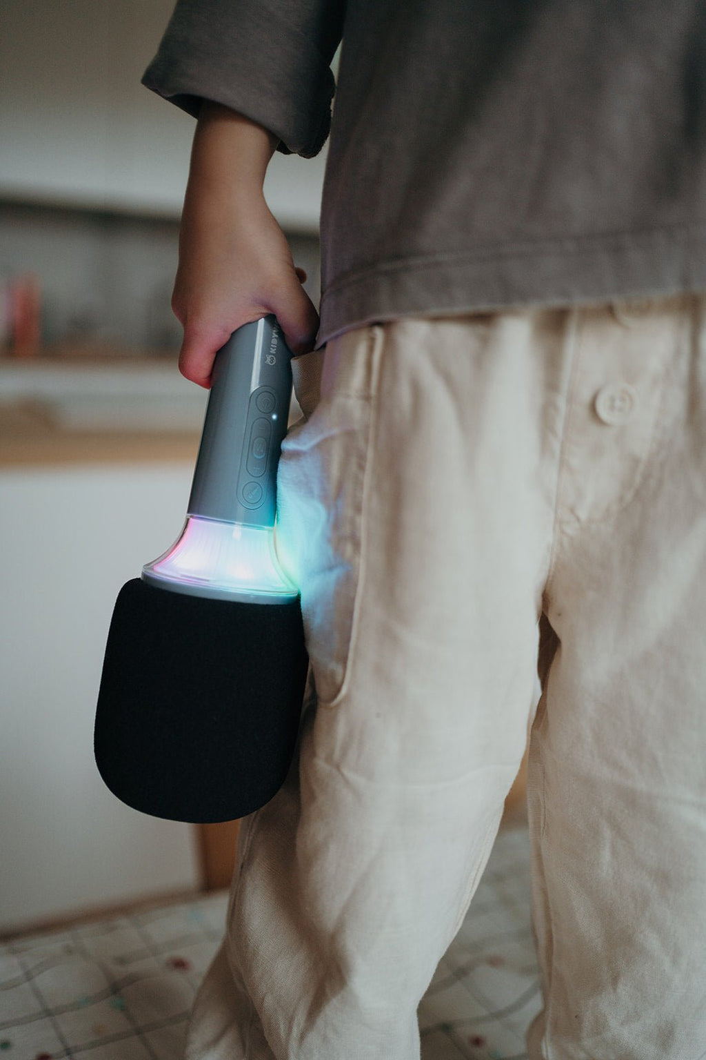 Karaoke microfoon groen - Kidymic - Muziekinstrumenten Kidywolf - In den Olifant