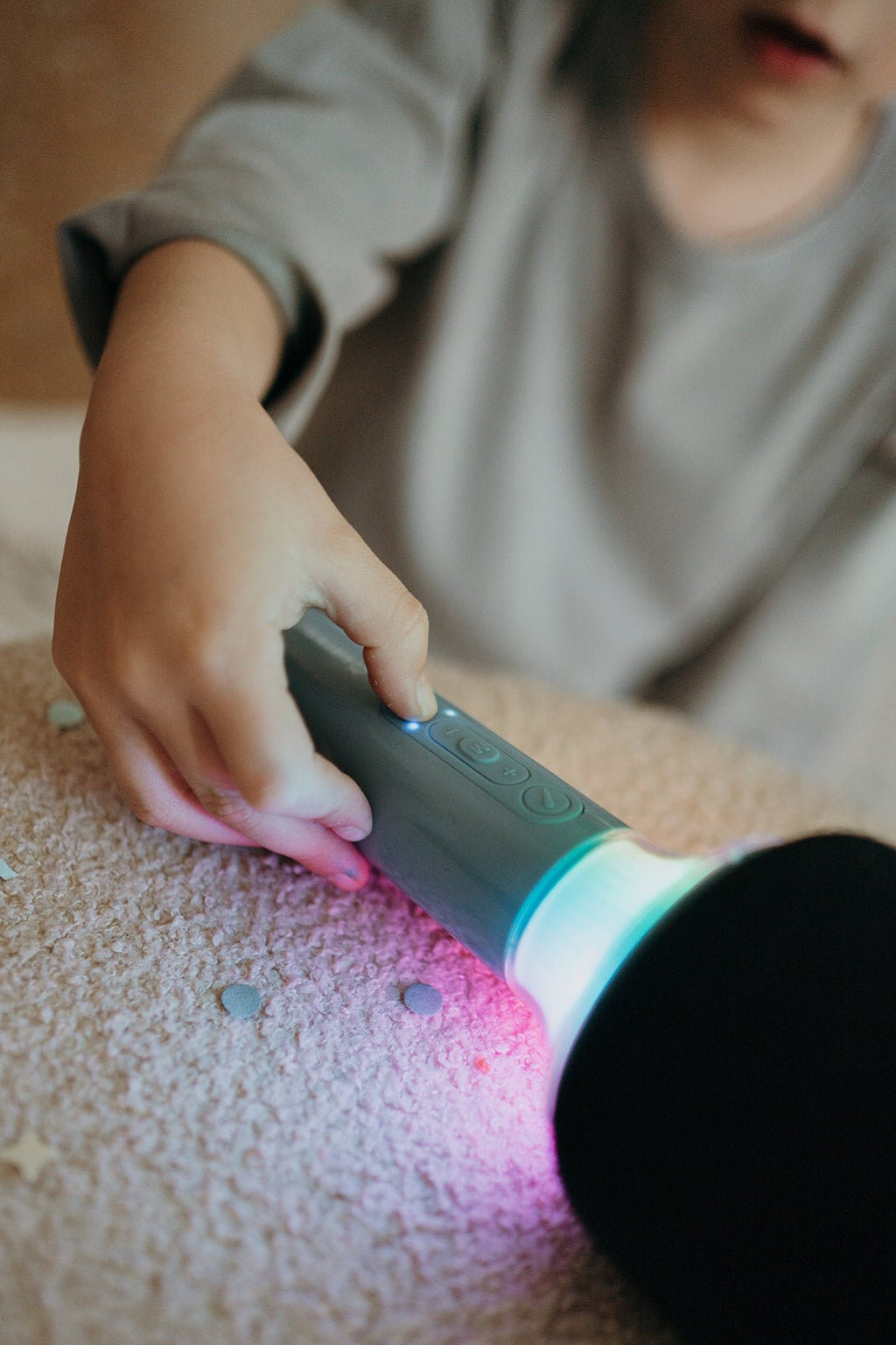 Karaoke microfoon groen - Kidymic - Muziekinstrumenten Kidywolf - In den Olifant