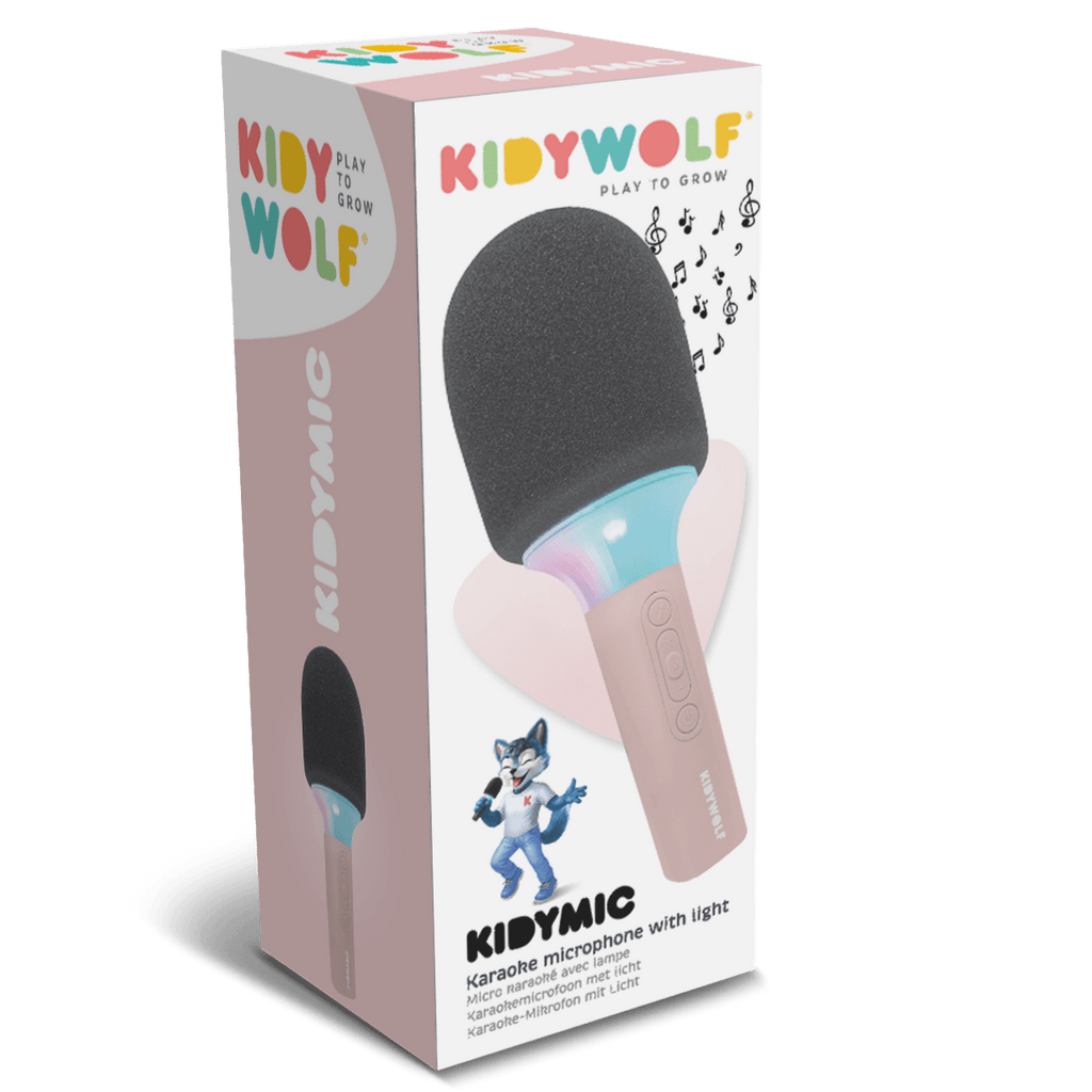 Karaoke microfoon roze - Kidymic - Muziekinstrumenten Kidywolf - In den Olifant