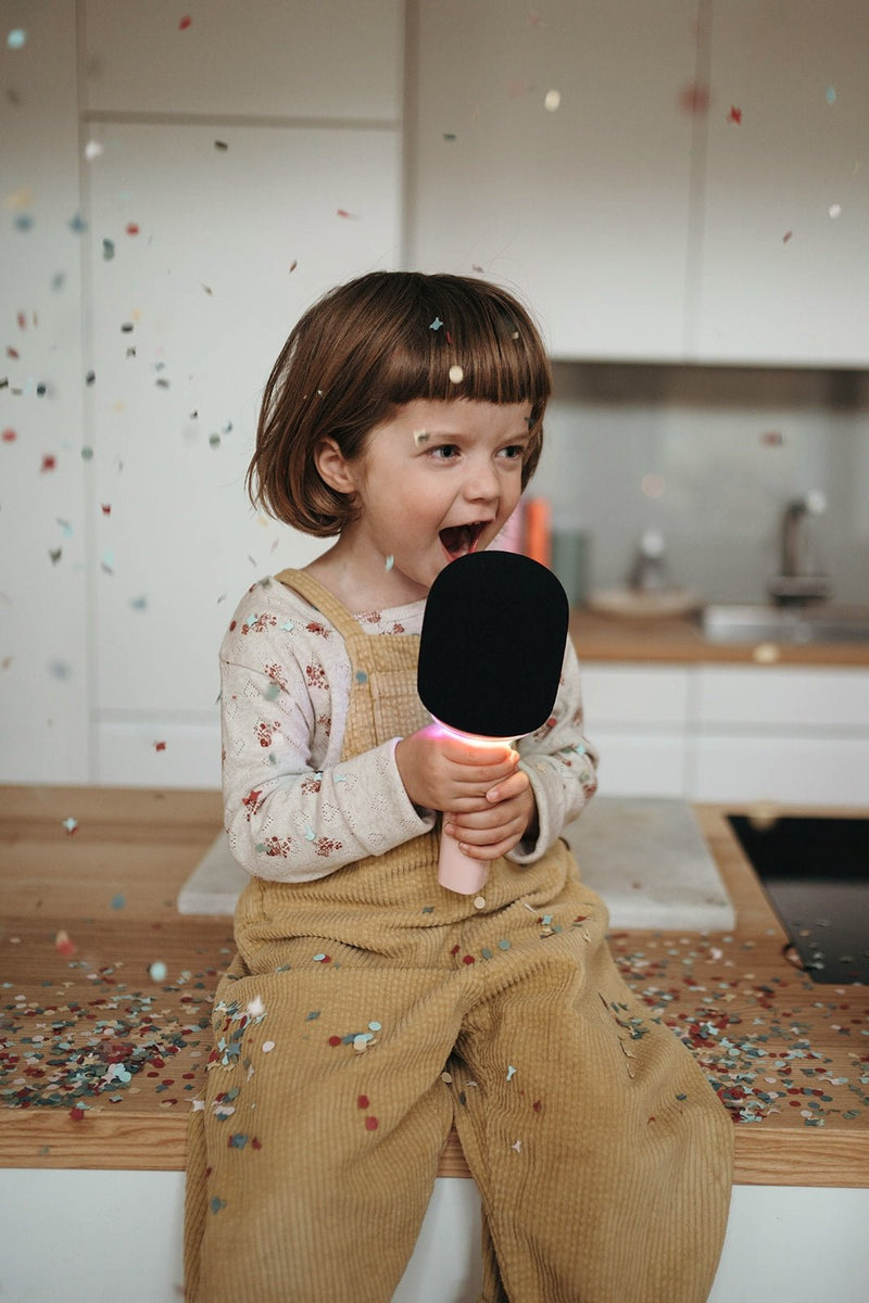 Karaoke microfoon roze - Kidymic - Muziekinstrumenten Kidywolf - In den Olifant