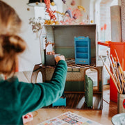 Kartonnen kamer - Keuken - Knutselmateriaal Sam & Julia - In den Olifant