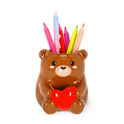 Keramische pennenhouder Desk Friends - Teddy Bear - Opbergers Legami - In den Olifant