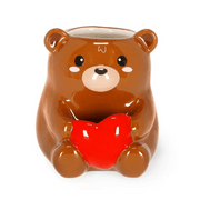 Keramische pennenhouder Desk Friends - Teddy Bear - Opbergers Legami - In den Olifant