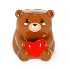Keramische pennenhouder Desk Friends - Teddy Bear - Opbergers Legami - In den Olifant