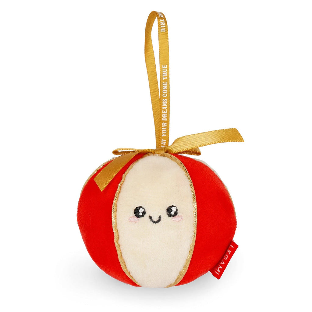 Kerstdecoratie Ho - Ho - Horanaments - Plush Christmas Decoratio Ball - Kerstdecoratie Legami - In den Olifant