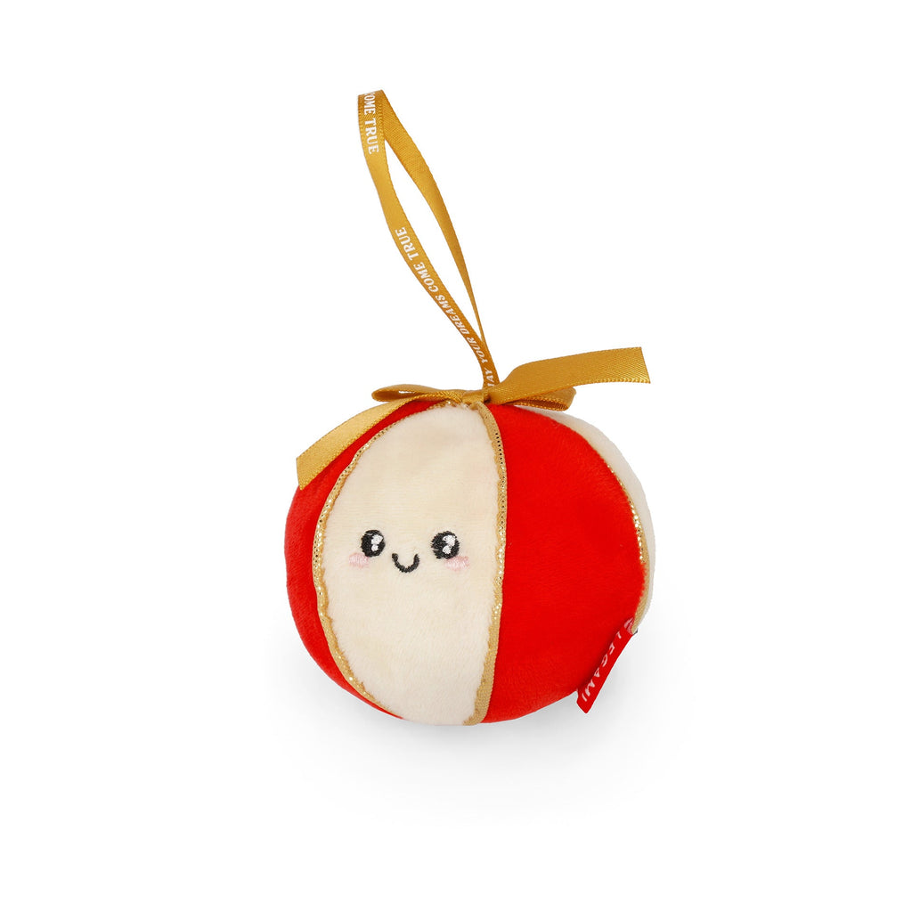 Kerstdecoratie Ho - Ho - Horanaments - Plush Christmas Decoratio Ball - Kerstdecoratie Legami - In den Olifant