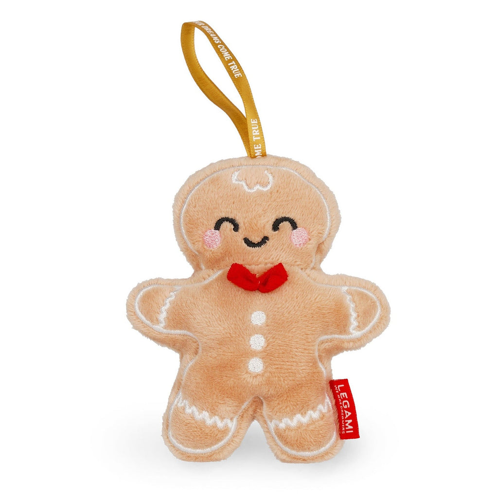 Kerstdecoratie Ho - Ho - Horanaments Plush Christmas Decoration Gingerbread - Kerstdecoratie Legami - In den Olifant