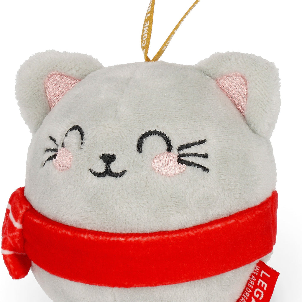 Kerstdecoratie Ho - Ho - Horanaments - Plush Christmas Decoration Kitty - Kerstdecoratie Legami - In den Olifant