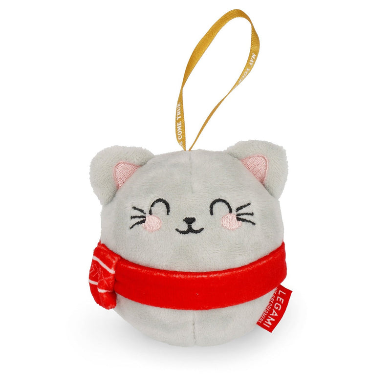Kerstdecoratie Ho - Ho - Horanaments - Plush Christmas Decoration Kitty - Kerstdecoratie Legami - In den Olifant