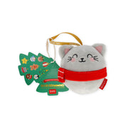 Kerstdecoratie Ho - Ho - Horanaments - Plush Christmas Decoration Kitty - Kerstdecoratie Legami - In den Olifant
