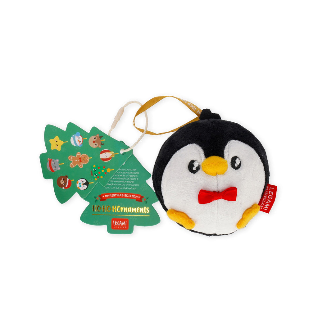 Kerstdecoratie Ho - Ho - Horanaments Plush Christmas Decorations Penguin - Kerstdecoratie Legami - In den Olifant