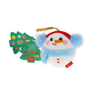 Kerstdecoratie Ho - Ho - Horanaments - Plush Christmas Decorations Snowman - Kerstdecoratie Legami - In den Olifant
