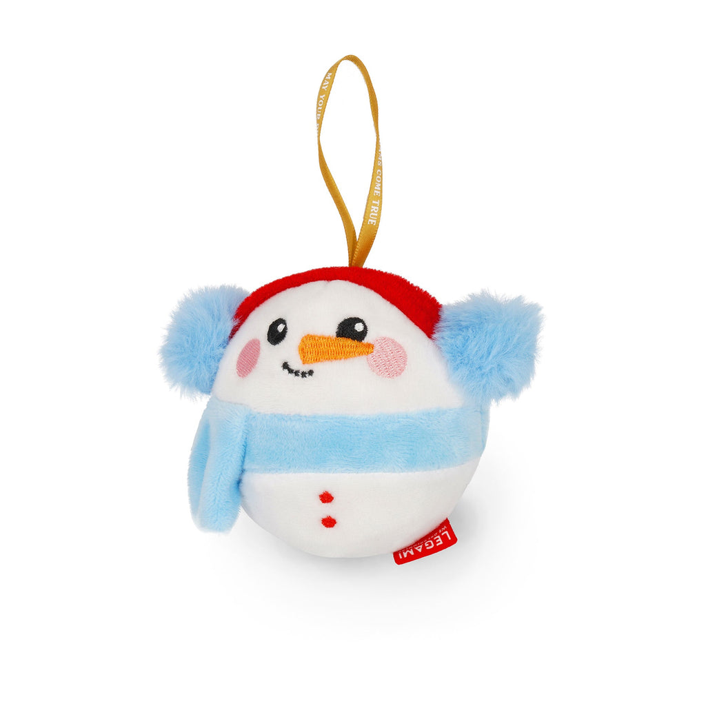 Kerstdecoratie Ho - Ho - Horanaments - Plush Christmas Decorations Snowman - Kerstdecoratie Legami - In den Olifant