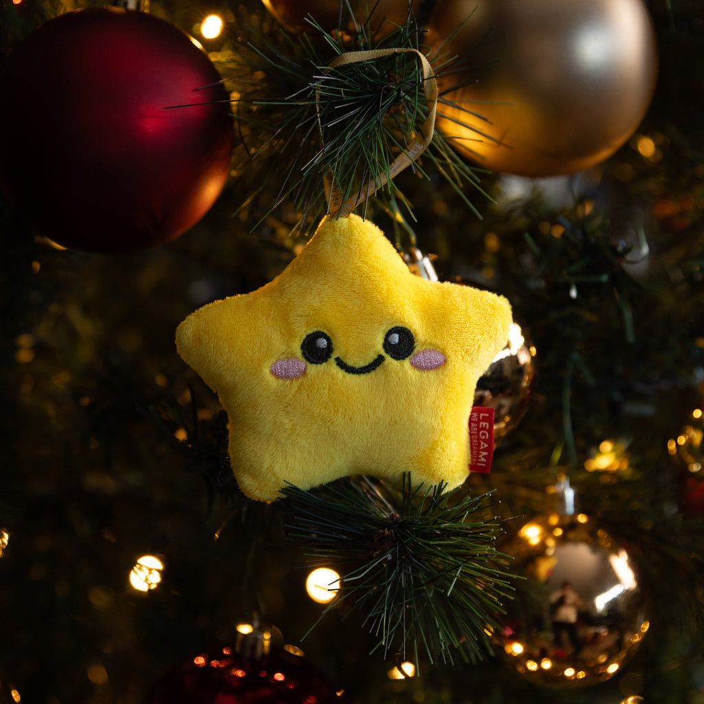 Kerstdecoratie Ho - Ho - Horanaments Plush Christmas Decorations Star - Kerstdecoratie Legami - In den Olifant