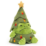 Kerstknuffel Christmas Tree Ricky Rain Frog - 26 cm - Fantasieknuffels Jellycat - In den Olifant
