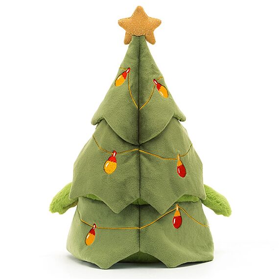 Kerstknuffel Christmas Tree Ricky Rain Frog - 26 cm - Fantasieknuffels Jellycat - In den Olifant